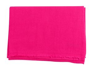 Edles Kaschmirtuch | Einfarbig | Pink | 190cm x 68cm | handgewebt in Nepal