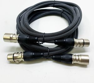 GeoHN.G XLR na XLR kábel 3M-2 balenie 3-pinový mikrofónový kábel predlžovací kábel pre mixážny pult živý pódiový reproduktor zosilňovač hudby nahrávanie