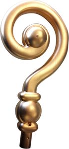Boland 56607, Dospelý, Akékoľvek pohlavie, Polypropylén (PP), Zlato, 360 mm, 125 g