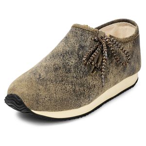 PAULGOS Herren Sneaker Echtes Leder Freizeitschuhe Optik Trachtenschuhe Haferlschuhe Haferl in 3 Farben Gr. 39-47