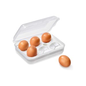Transportbox für 6 Eier FUN, Farbe:Transparent