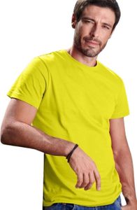 2-PACK - Das einfache T-Shirt der Männer, Farbe zitronengelb, Größe XL