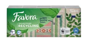 Favora Recycling Chusteczki higieniczne 15 x 10 sztuk (PRODUKT Z NIEMIEC)