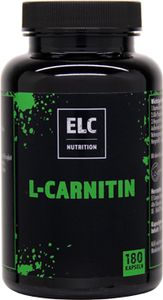 ELC Nutrition L-Carnitin 180 Kapseln | L-Caritintartrat | Nahrungsergänzungsmittel | Supplements