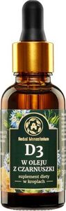 Witamina D3 2000 w oleju z czarnuszki, 30 ml