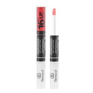 Dermacol 16H Lip Colour N. 04 zweiphasige, langanhaltende Farbe und Gloss für die Lippen 7,1  ml