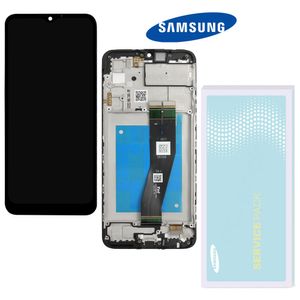 Original Samsung Galaxy A02s A025G | Komplettes LCD Display | Reparatur Set | Bildschirm mit Rahmen