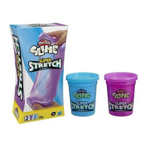 Hasbro E6888 - Play-Doh - Slime - Super Stretch, blau & lila