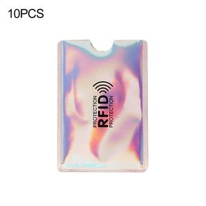 10Pcs Aluminium RFID Blocking Card Holder Case Anti-Diebstahl-Schutzhülle Gelb
