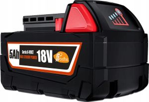 Max Lithium Power baterie, řada X-VOLT; 5Ah (10 sekcí) 18V - náhrada za Milwaukee