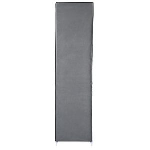 Kleiderschrank Stoffschrank Faltschrank, Farbe:grau, Art:12 Fächer