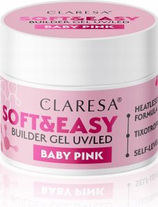 Claresa Soft&Easy Gél Na Nechty - Baby Pink 45G