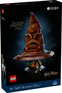 LEGO Harry Potter Der Sprechende Hut, Hogwarts-Modell für Erwachsene, Film-Geschenk für Frauen, Männer, Mama und Papa, mit zufälligen 31 Klangkombinationen, sortiert dich in dein Hogwarts Haus 76429