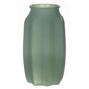 Glas Vase, Suko, schmal, matt in Pistache, 22 cm