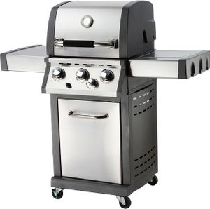 El Fuego Edelstahl Gasgrill "Hartford" AY434, 3 Hauptbrenner + Seitenbrenner
