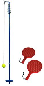 Sandora 25010 Circletennis - Twistball - 3-teilig blau/rot