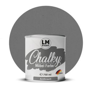Chalky Möbelfarbe 750 ml / 1,05 kg - Anthrazit -