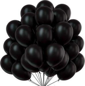 Dekotalent® 50x Luftballons Ballons Luftballon für Luft und Helium schwarz