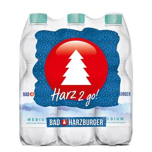 Bad Harzburger Medium Mineralwasser PET (6 x 0,5L)