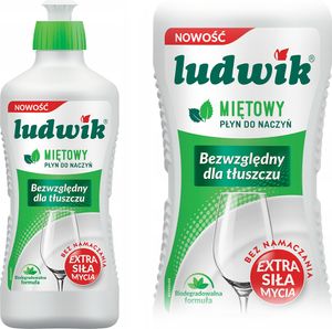 Ludwik Miętowy Płyn Do Mycia Naczyń 450G