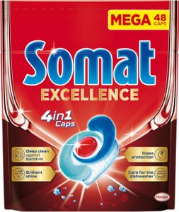 Somat Excellence 4-in-1 Spülmaschinen-Tabs, 48 Stück