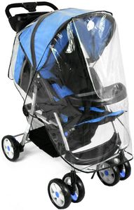 Regenschutz für Kinderwagen, Regenschutz für Kinderwagen, Universal Regenschutz für Shopper, Jogger oder Buggy Kinderwagen mit Baldachin