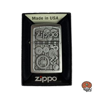 Zippo Benzin-Feuerzeug Gear Wheels, unbefüllt
