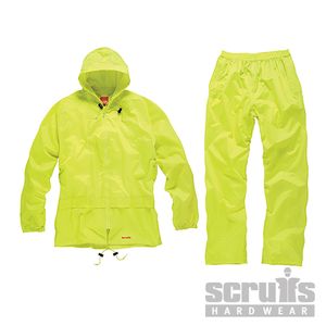 Scruffs T54555 Kombinezon wodoodporny żółty, 2 szt