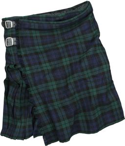 Black Premium by EMP Herren grün-blaues Kult Tartan Kilt größenverstellbar L Black Premium by EMP Herren grün-blaues Kult Tartan Kilt größenverstellbar L