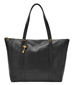 FOSSIL Shopper Schultertasche Carlie Tote Black schwarz