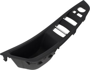 Interiérový kryt kľučky predných dverí vľavo v čiernej farbe 51417225873 pre BMW 5 F10 F11 od 2009-2017