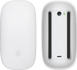 kwmobile Silikon Schutzhülle kompatibel mit Apple Magic Mouse 1 / 2 Hülle - PC Maus Cover aus softem Silikon - Matt Transparent