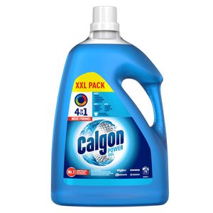 Calgon 4-in-1 Power Gel – Wirksam gegen Kalk, Schmutz, Gerüche und Korrosion – Schützender Wasserenthärter für die Waschmaschine – 1 x 3,75 l