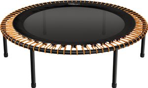 bellicon fitness trampolína 125 cm (oranžová) so zavesením na lane do 150 kg (extra silná) | Praktické sklápacie nohy | Trojdielny rám | Vyrobené v Nemecku