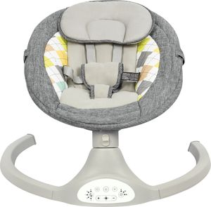 Bebies First Elektrische Babywippe Relax Grau