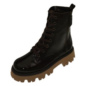 Paul Green Boots 8046-014, Lack/Brush, Braun, Damen