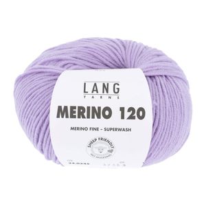 MERINO 120 von LANG YARNS (0245 - flieder hell)