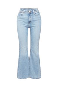 Esprit High-Waist-Jeans aus Denim mit ausgestelltem Bein, blue medium washed