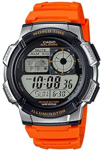CASIO Mod. WORLD TIME ILLUMINATOR - 5 Alarms, 10 Year battery