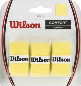 Wilson Pro Overgrip 3er gelb Tennis - Griffbänder, 76260154700000