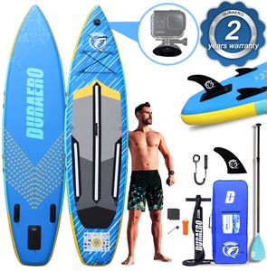 DURAERO Stand up Paddling Board Aufblasbare sup board aufblasbar, 330x76x15cm, Mit Cam Halterung, Komplettes Zubehör, Tragkraft bis 150Kg