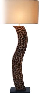 SalesFever Stehleuchte | Gestell Akazienholz / Schirm Leinen | B 40 x T 20 x H 171 cm | Natur – Weiß SalesFever Stehleuchte | Gestell Akazienholz / Schirm Leinen | B 40 x T 20 x H 171 cm | Natur – Weiß