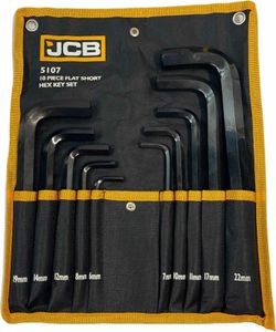 JCB | Innensechskantschlüssel Set, 10TLG 6-22mm