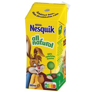 Nesquik All Natural Milch und Kakao praktische Trinkpäckchen 3x180ml