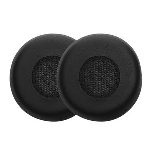kwmobile 2x Ohrpolster kompatibel mit Jabra Evolve 65 SE Polster - Kopfhörer Polster aus Kunstleder für Over Ear Headphones