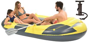 Sandora Familien Schlauchboot-Set mit Doppelhubpumpe 99900