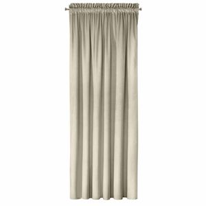 Eurofirany ROSA Samtvorhang Kräuselband Design91 beige 135cm x 270cm