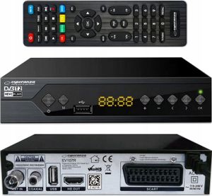 Dekoder telewizyjny Esperanza EV107R Cable czarny