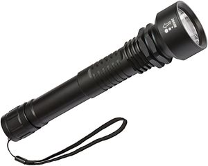 Brennenstuhl Taschenlampe LED LuxPremium / Taschenleuchte mit CREE-LED, hohe Reichweite (700 lm, 300m, umfangreiche Licht-Funktionen) schwarz