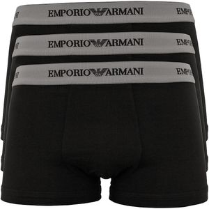 Emporio Armani Underwear Herren 111357CC717 Retroshorts, Schwarz (Nero 00120), (Herstellergröße: M) (3er Pack)